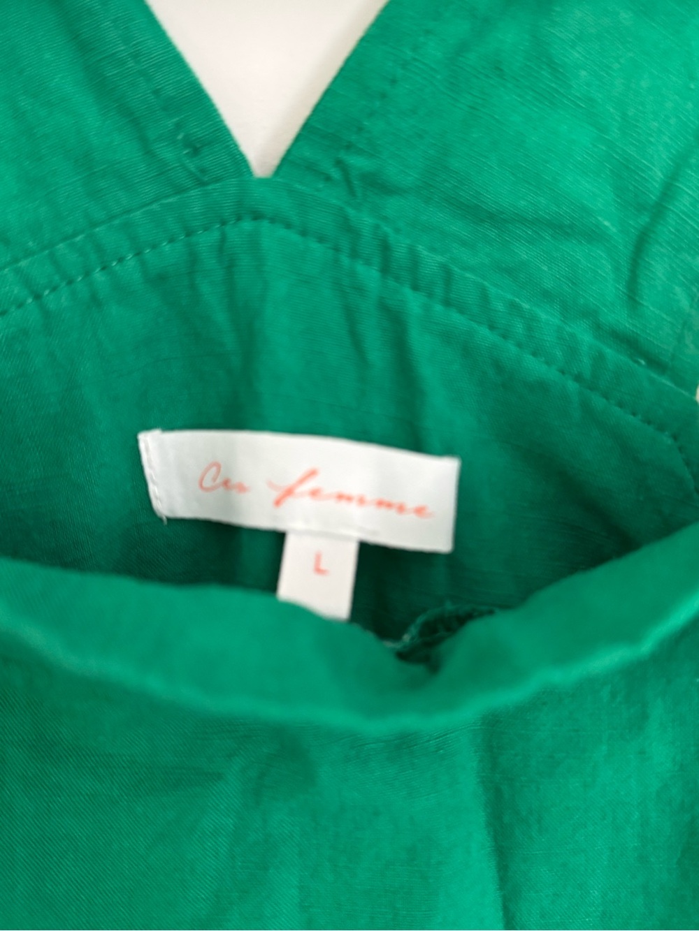 Green Women’s Cargo Short Overalls / Romper - Picture 3 of 4